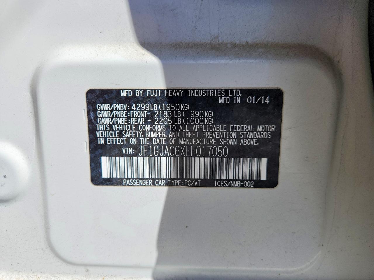 2014 SUBARU IMPREZA PREMIUM photo 12