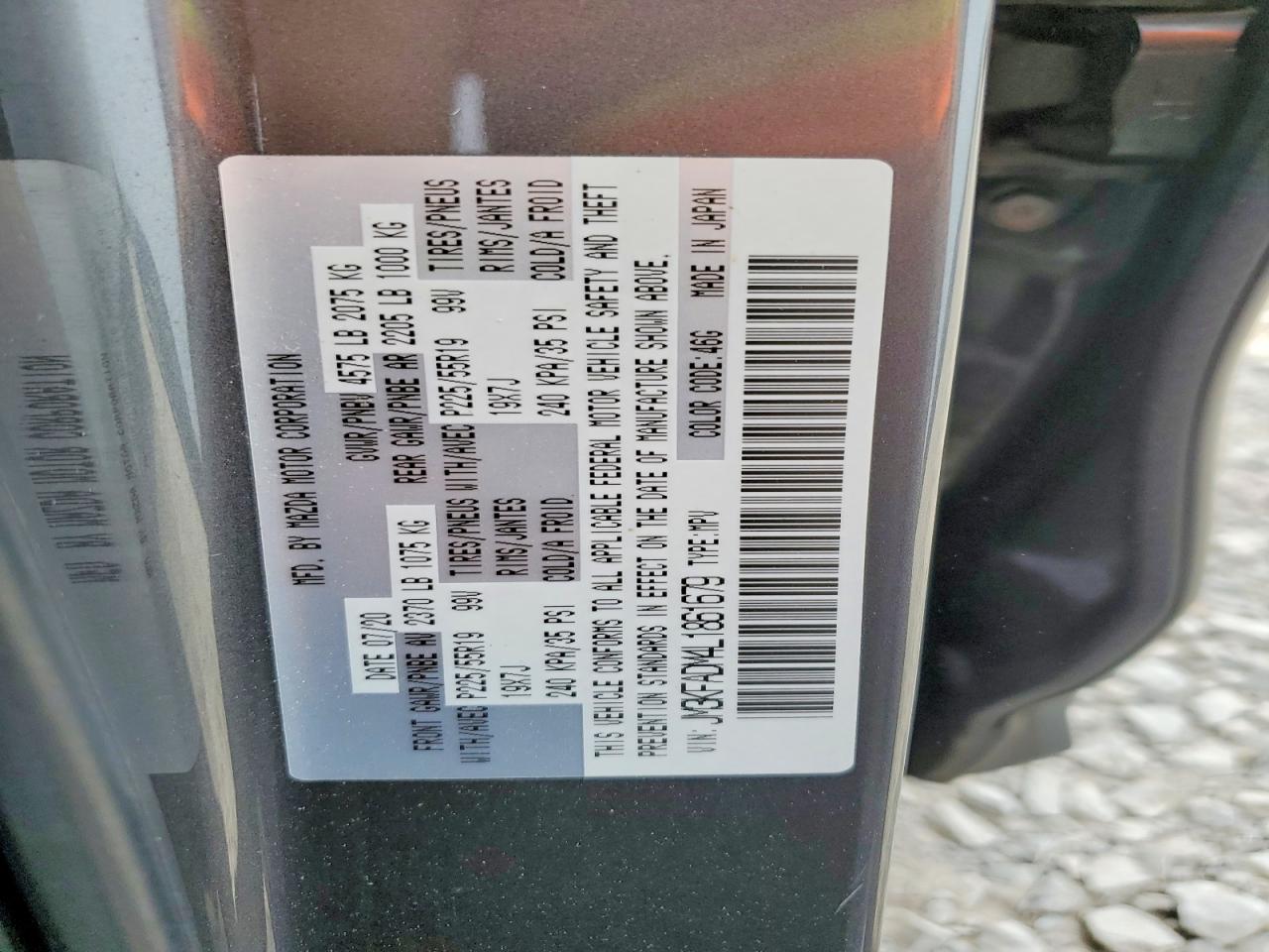 2020 MAZDA CX-5 GRAND TOURING photo 27