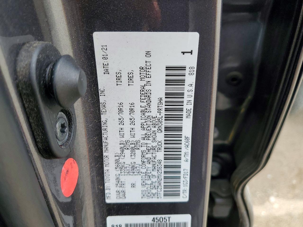 2021 TOYOTA TACOMA TRD OFF-ROAD photo 23