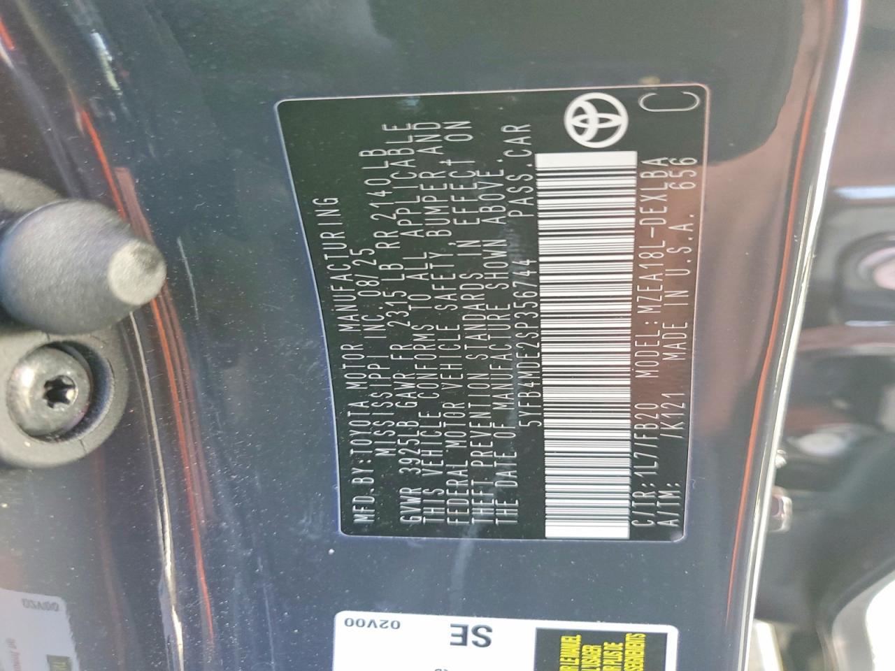 2025 TOYOTA COROLLA LE photo 23