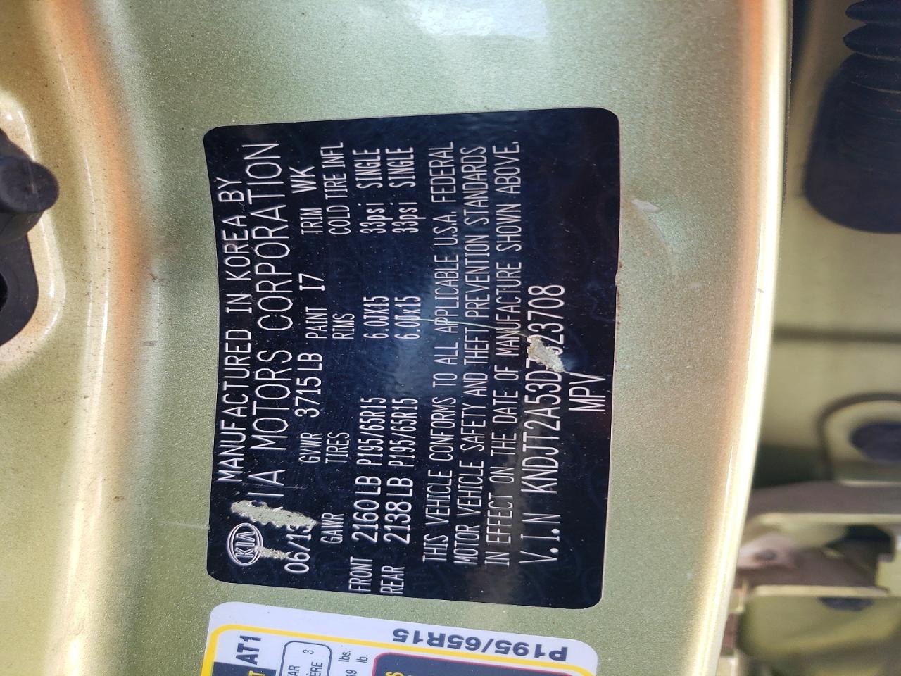 2013 KIA SOUL BASE photo 34