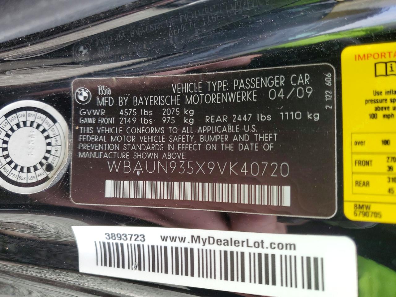 2009 BMW 135 I photo 23