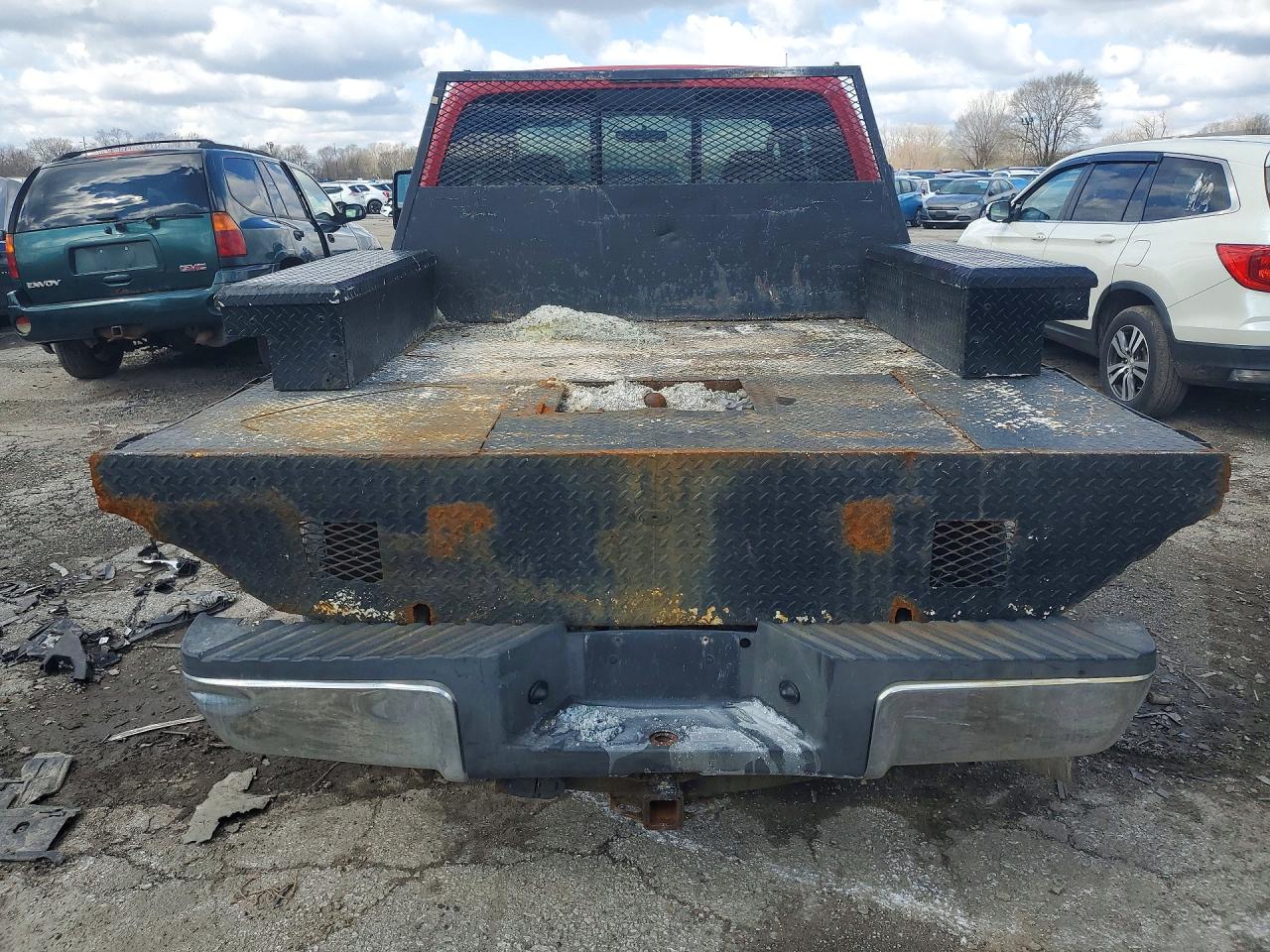 2008 FORD F250 SUPER DUTY FLATBED TRUCK photo 11