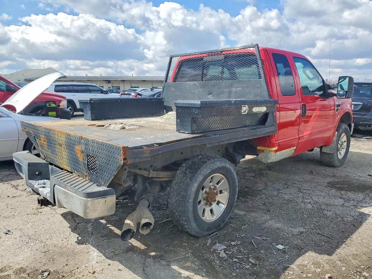 2008 FORD F250 SUPER DUTY FLATBED TRUCK photo 5