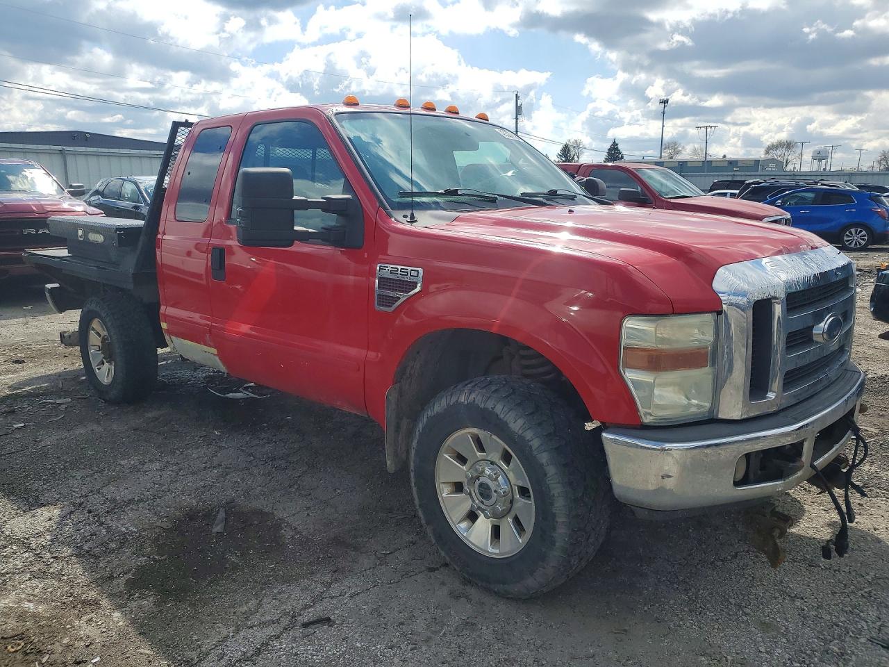 2008 FORD F250 SUPER DUTY FLATBED TRUCK photo 7