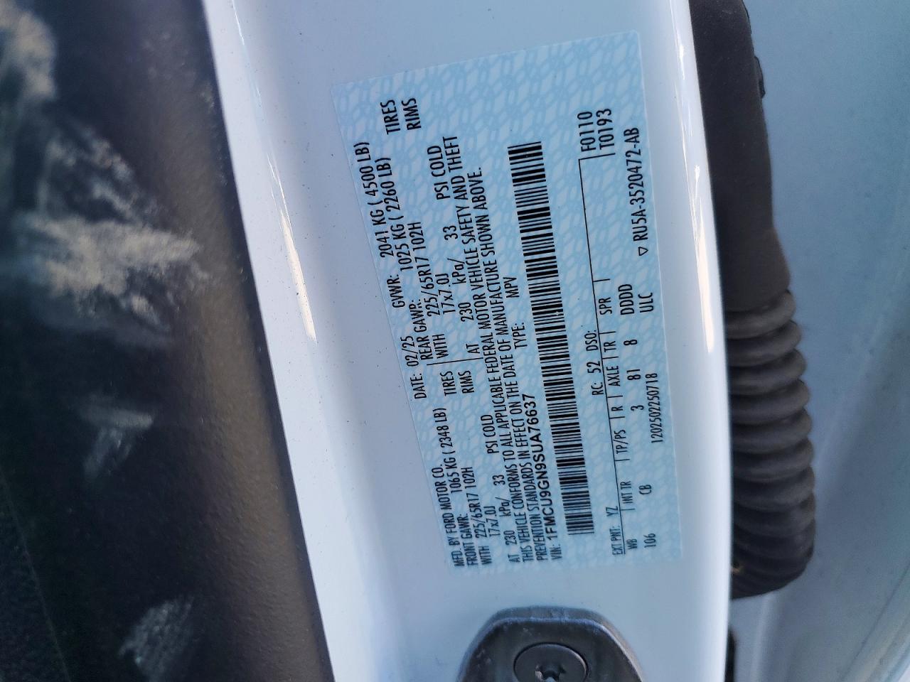 2025 FORD ESCAPE ACTIVE photo 37