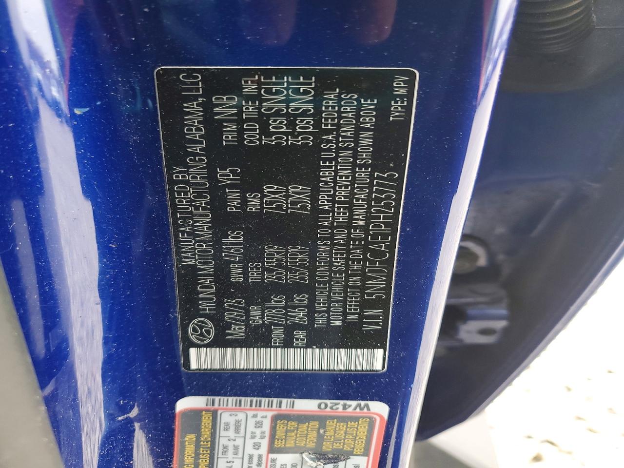2023 HYUNDAI TUCSON SEL photo 13