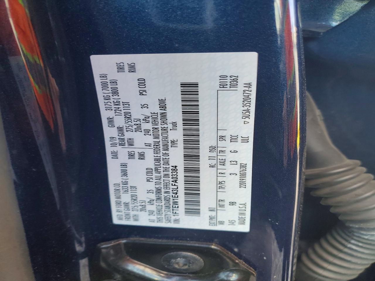 2020 FORD F150 SUPERCREW photo 23