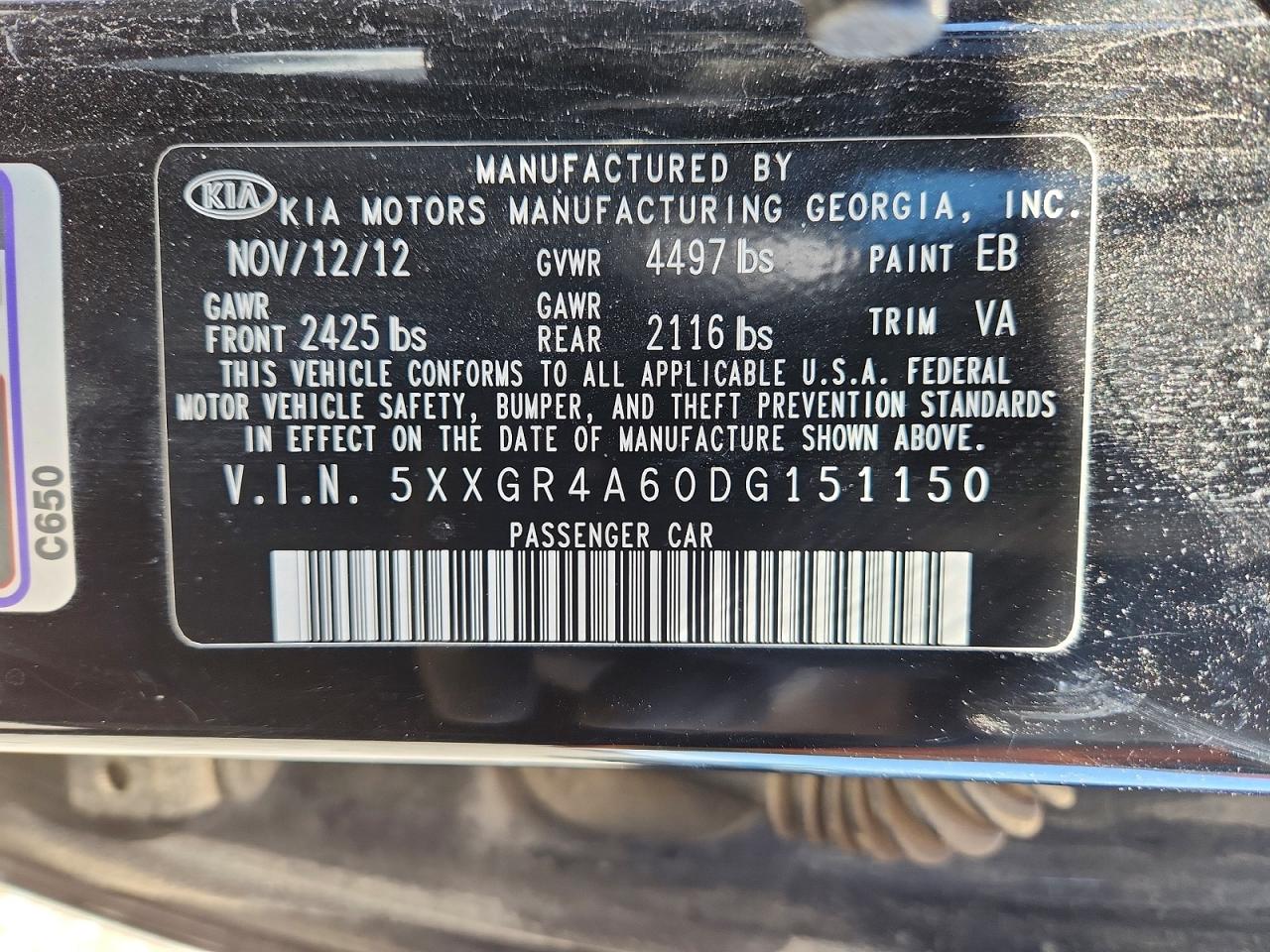 2013 KIA OPTIMA SX photo 23