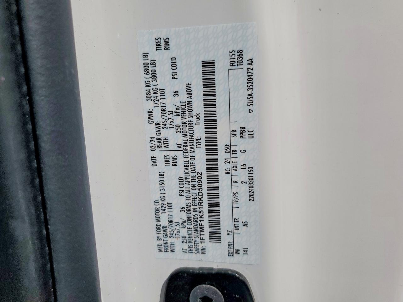 2024 FORD F150 photo 25
