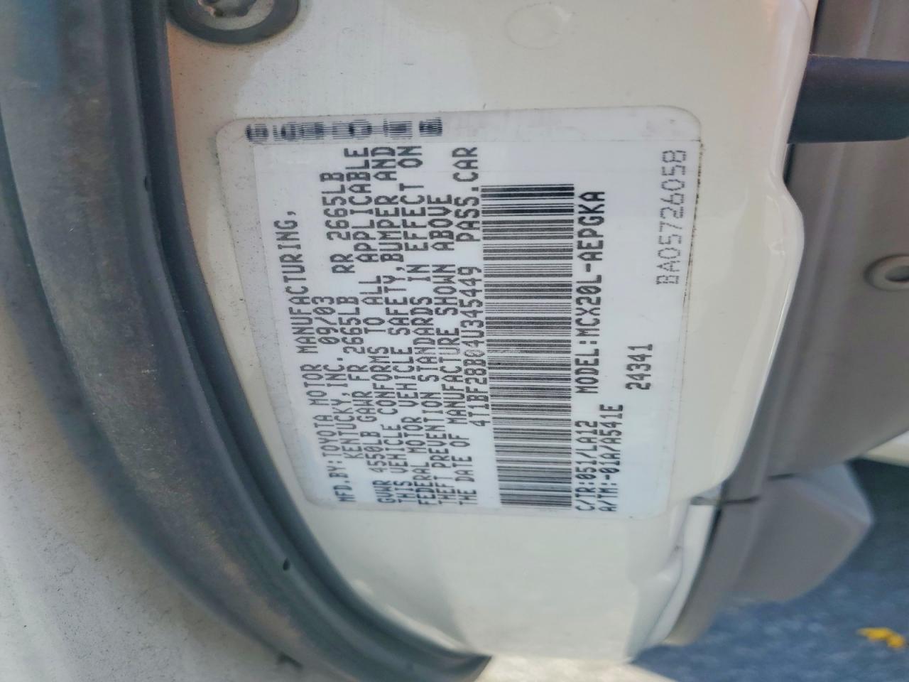 2004 TOYOTA AVALON XLS photo 23