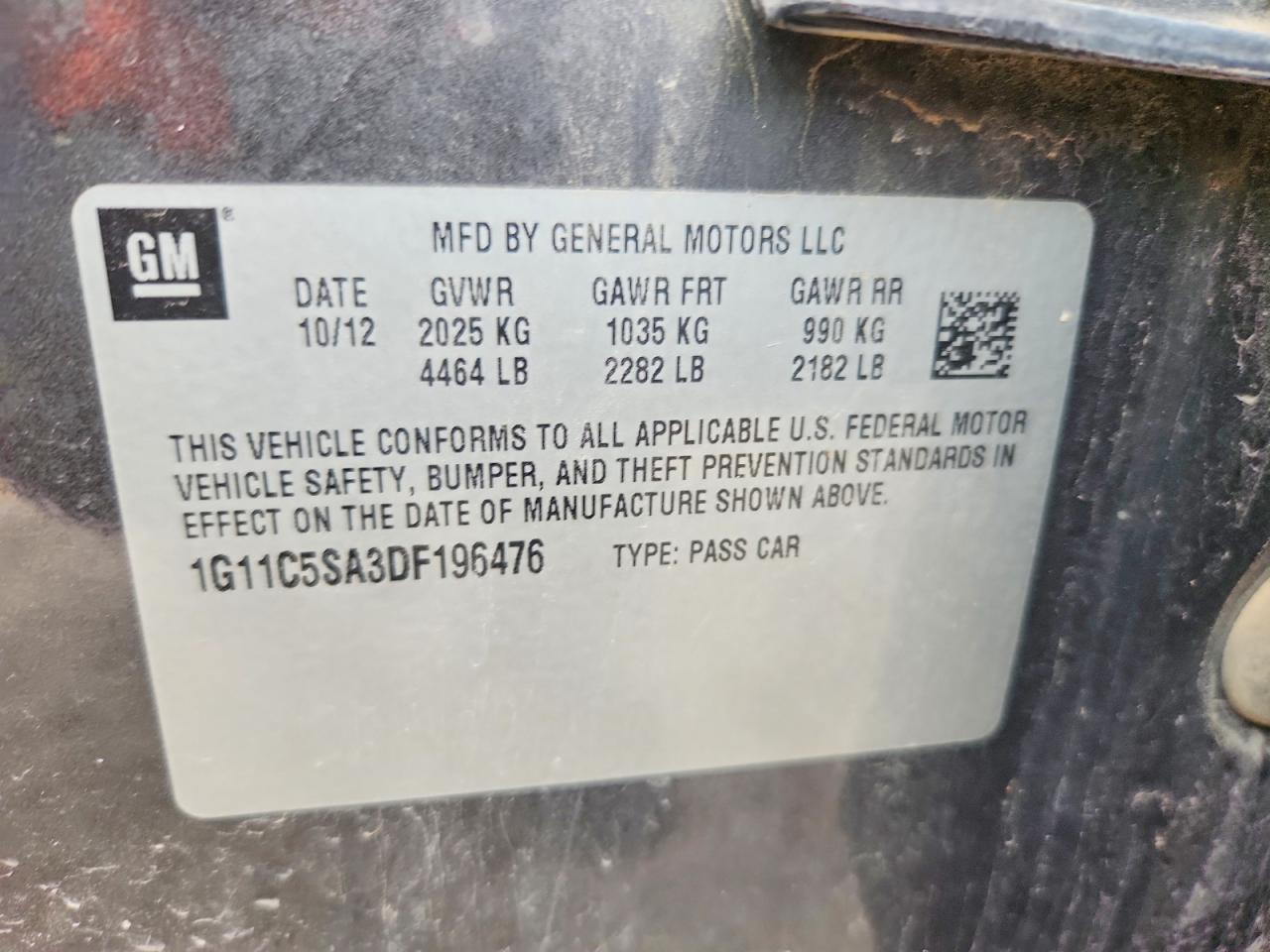 2013 CHEVROLET MALIBU 1LT photo 23