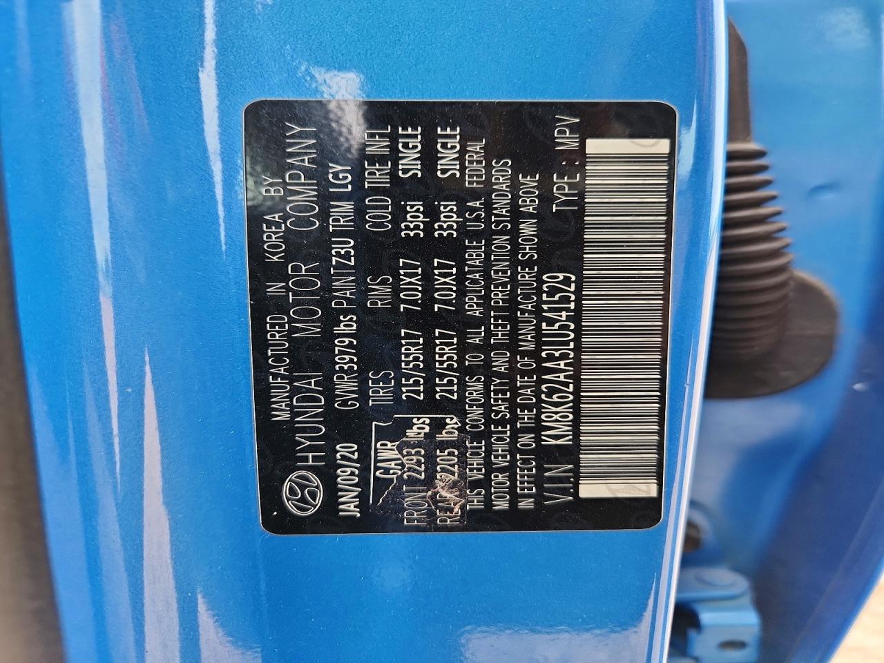 2020 HYUNDAI KONA SEL PLUS photo 27