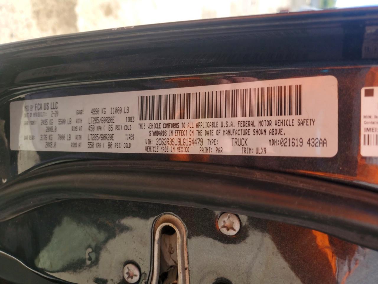 2020 RAM 3500 LIMITED photo 23