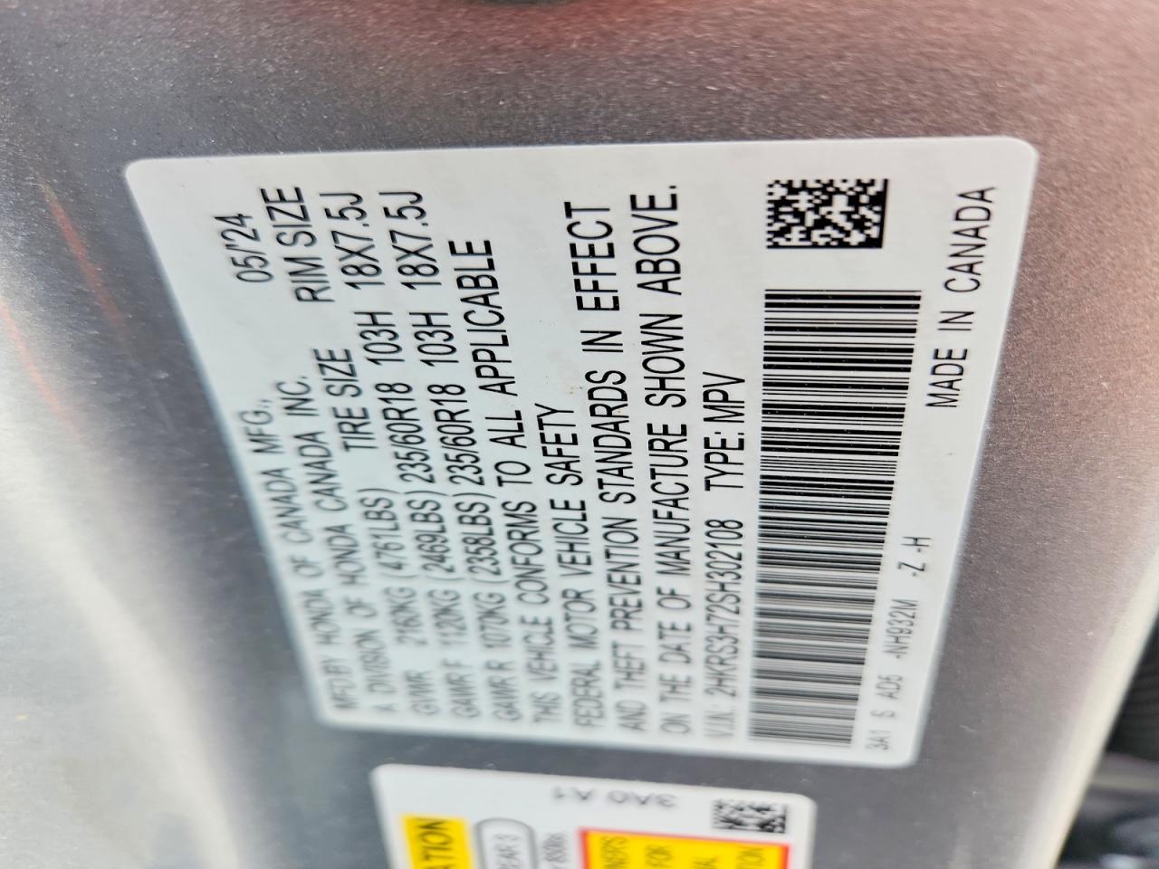2025 HONDA CR-V EXL photo 13