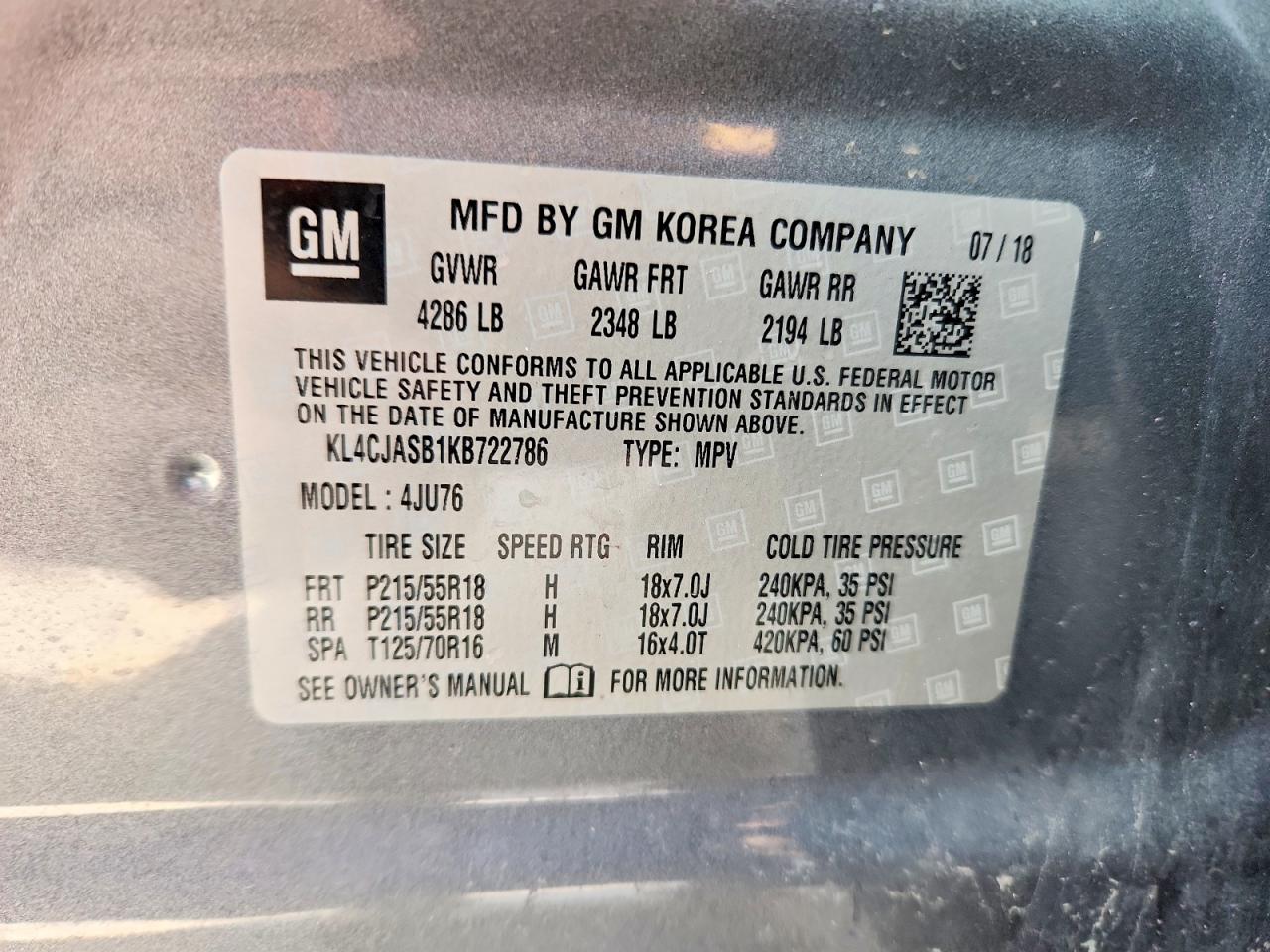 2019 BUICK ENCORE PREFERRED photo 25