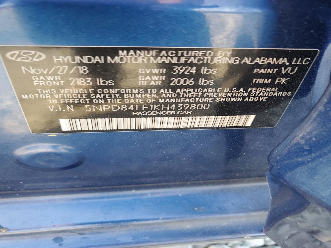 2019 HYUNDAI ELANTRA SEL photo 34
