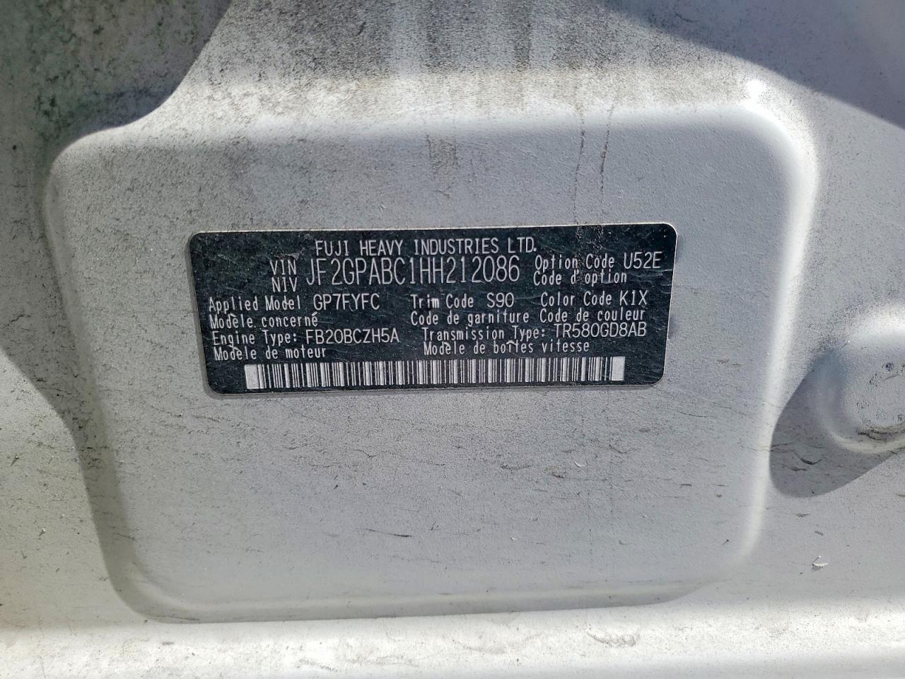 2017 SUBARU CROSSTREK PREMIUM photo 12