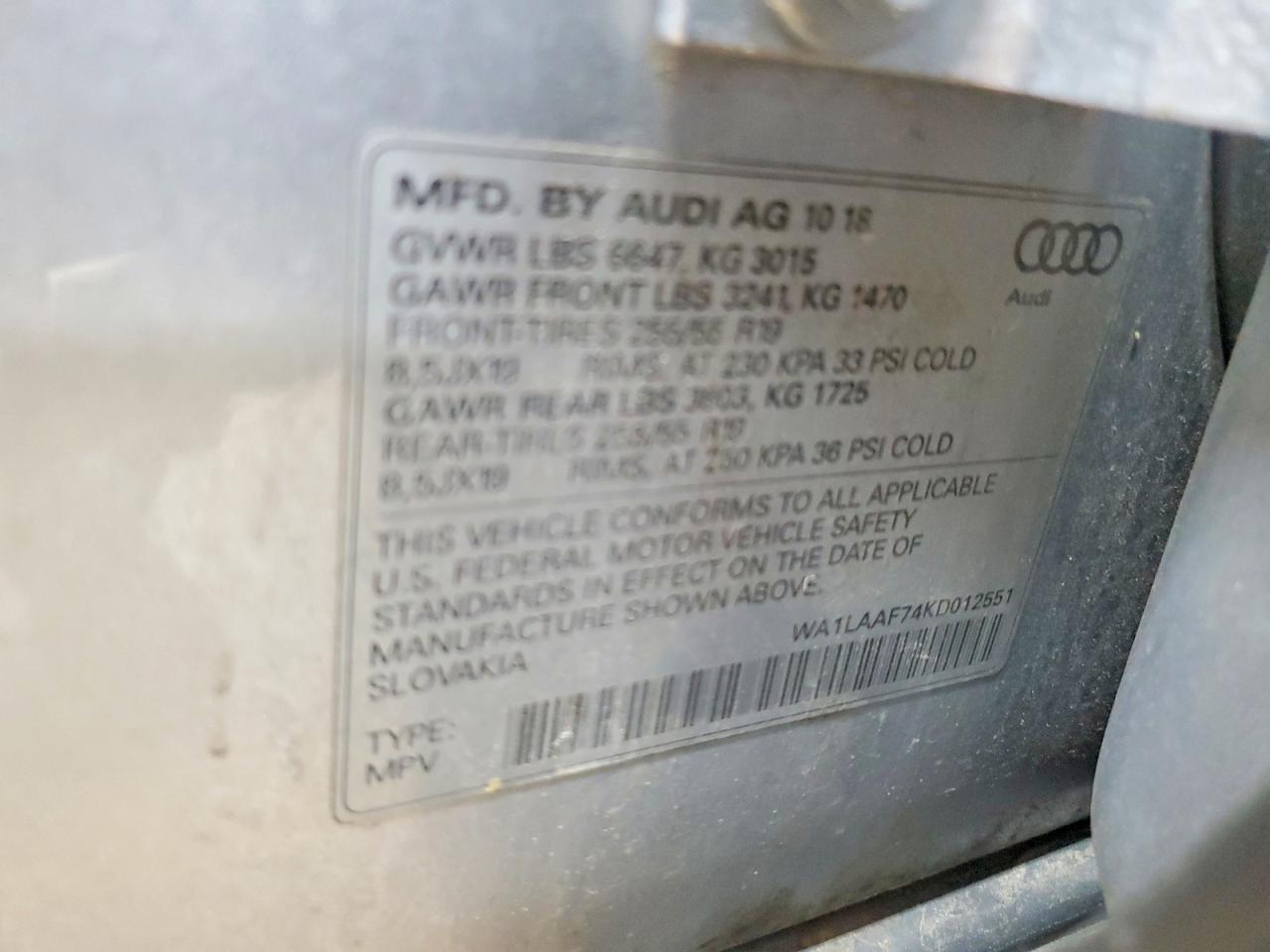 2019 AUDI Q7 PREMIUM PLUS photo 34