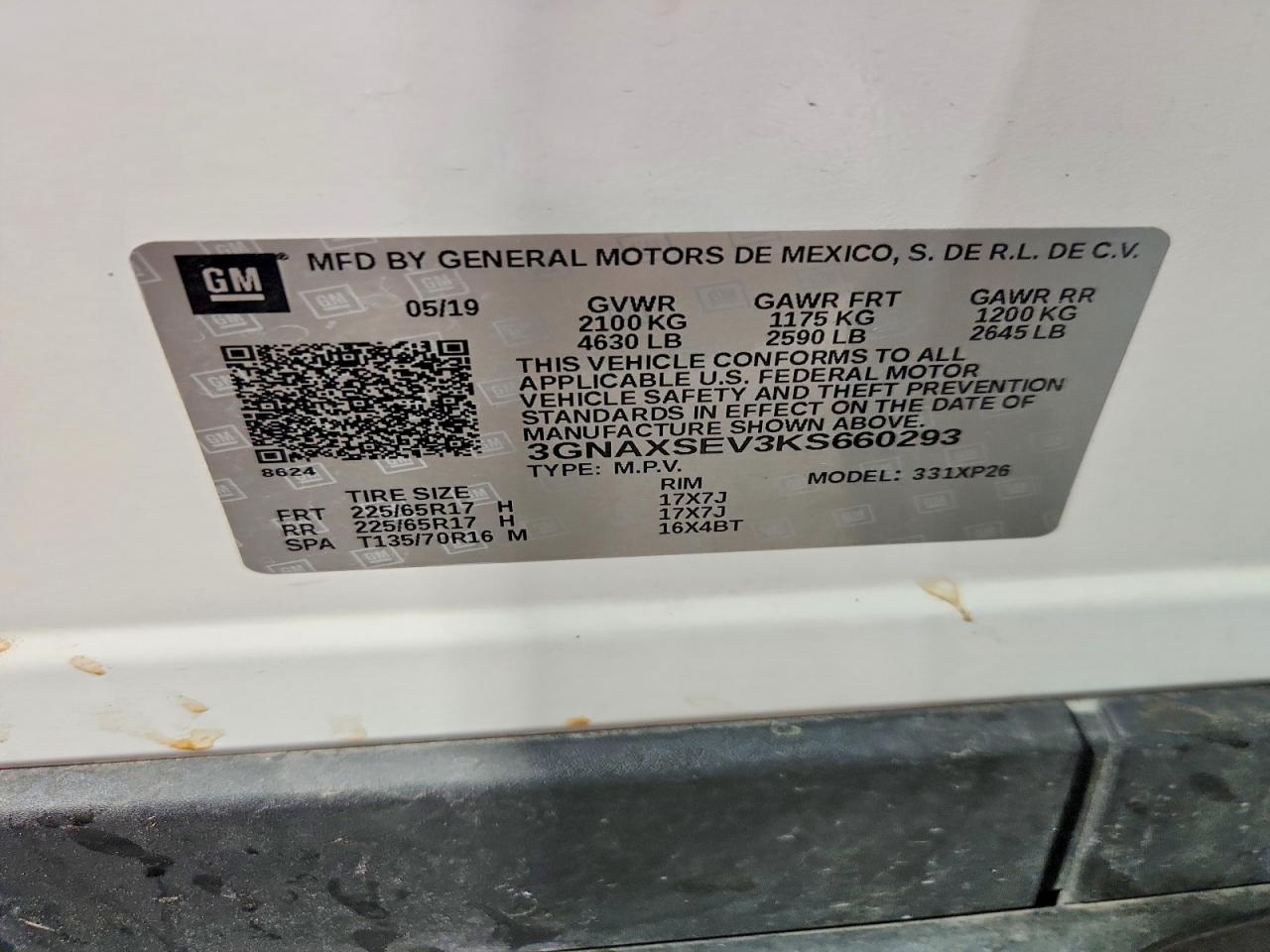 2019 CHEVROLET EQUINOX LS photo 37