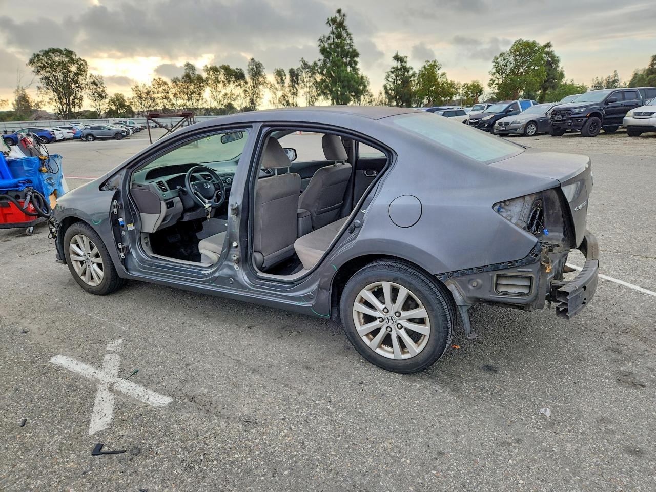 2012 HONDA CIVIC EX photo 2