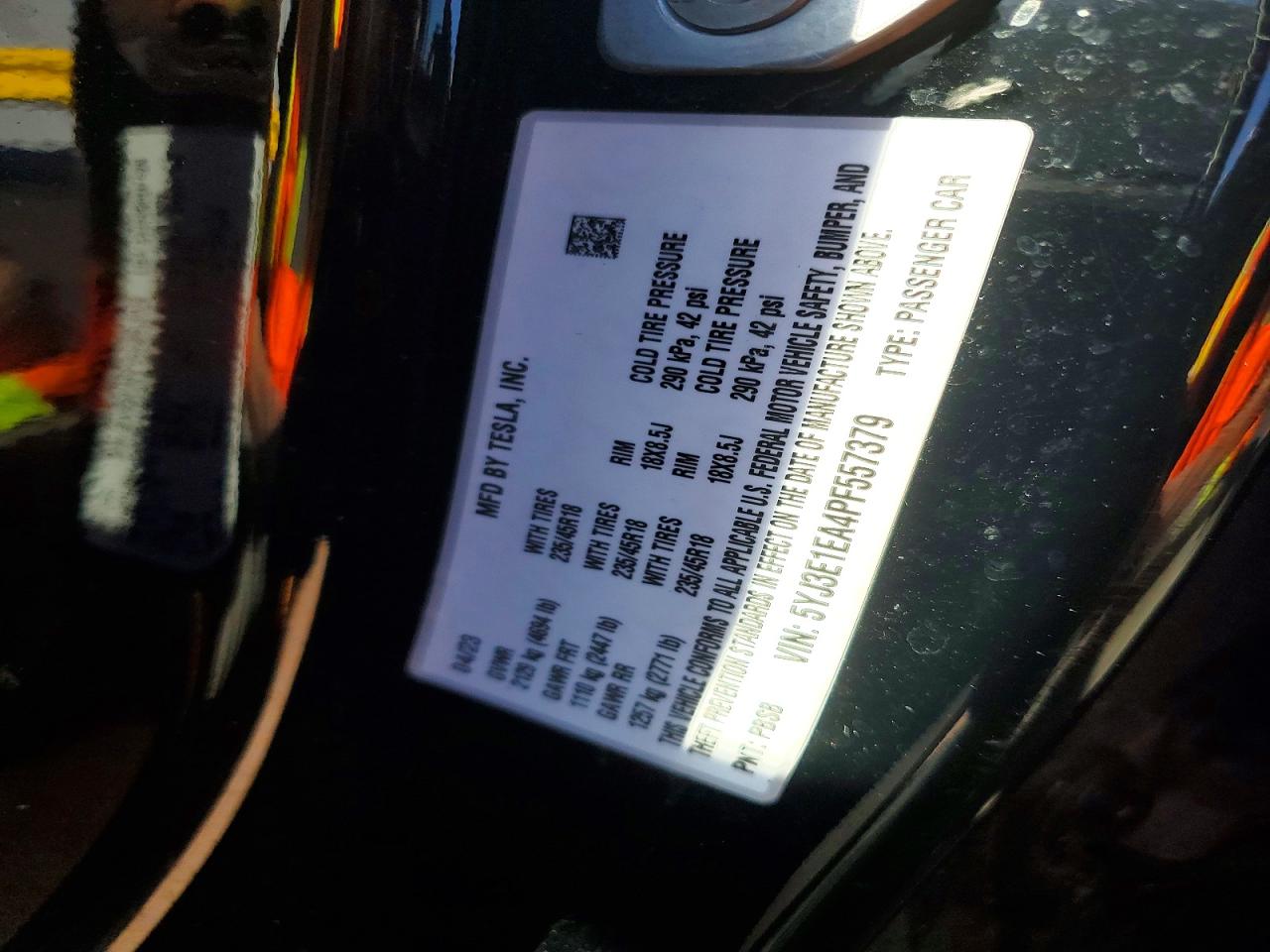 2023 TESLA MODEL 3 photo 12