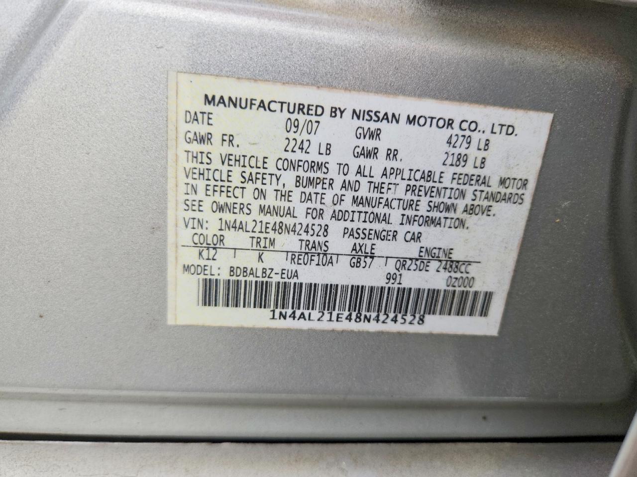 2008 NISSAN ALTIMA 2.5 photo 23