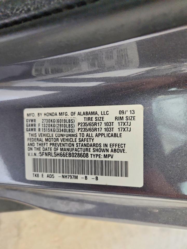 2014 HONDA ODYSSEY EXL photo 13