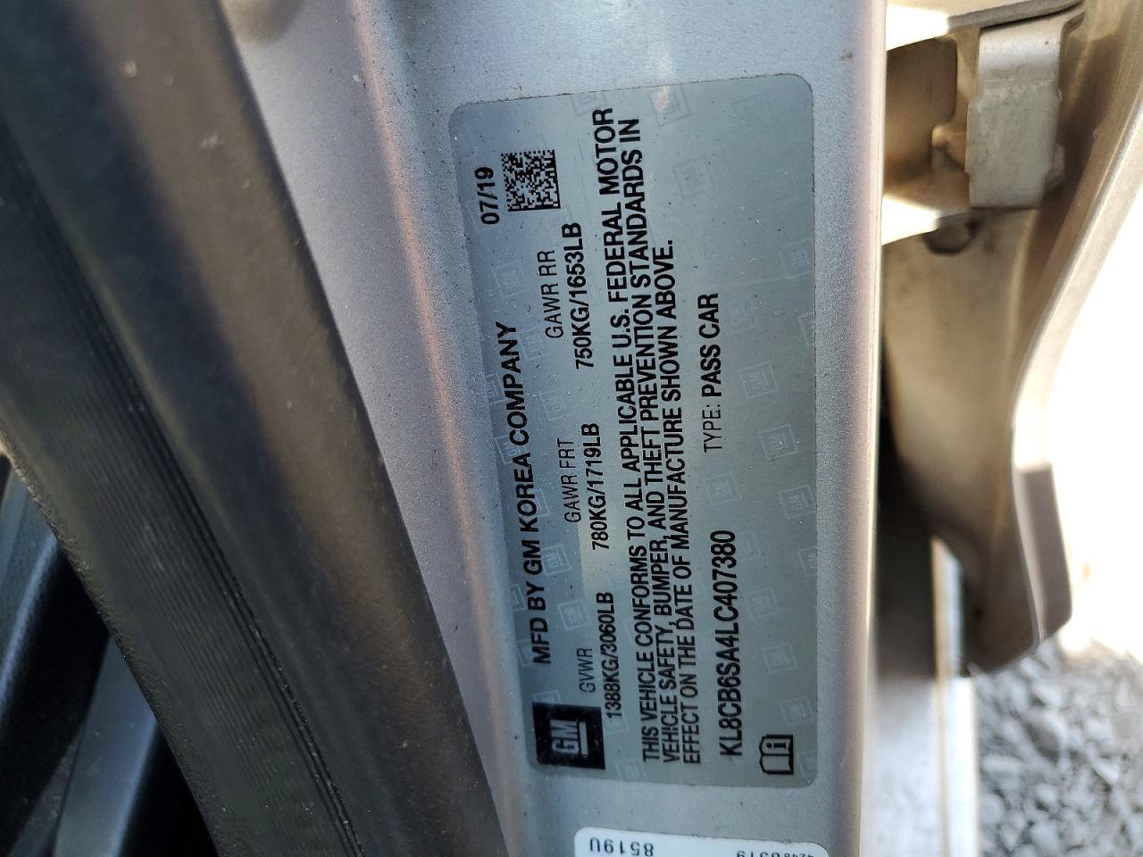 2020 CHEVROLET SPARK LS photo 34