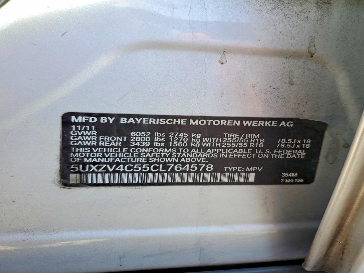 2012 BMW X5 XDRIVE35I photo 37