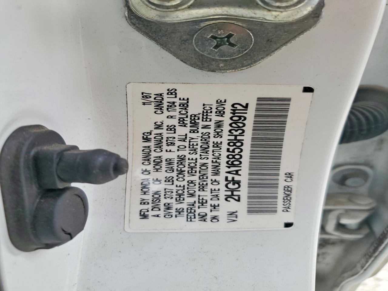 2008 HONDA CIVIC EX photo 23
