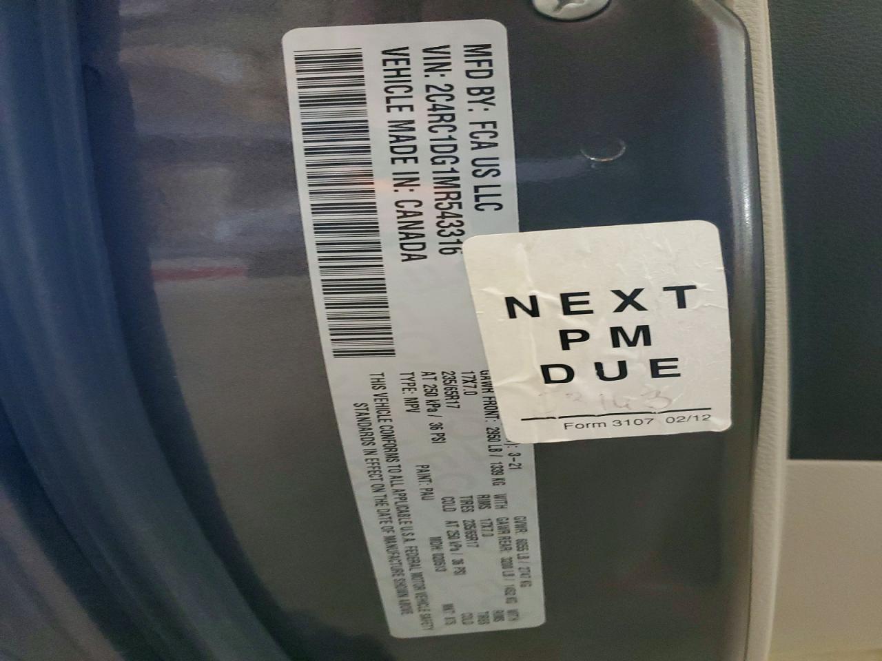2021 CHRYSLER VOYAGER LXI photo 13