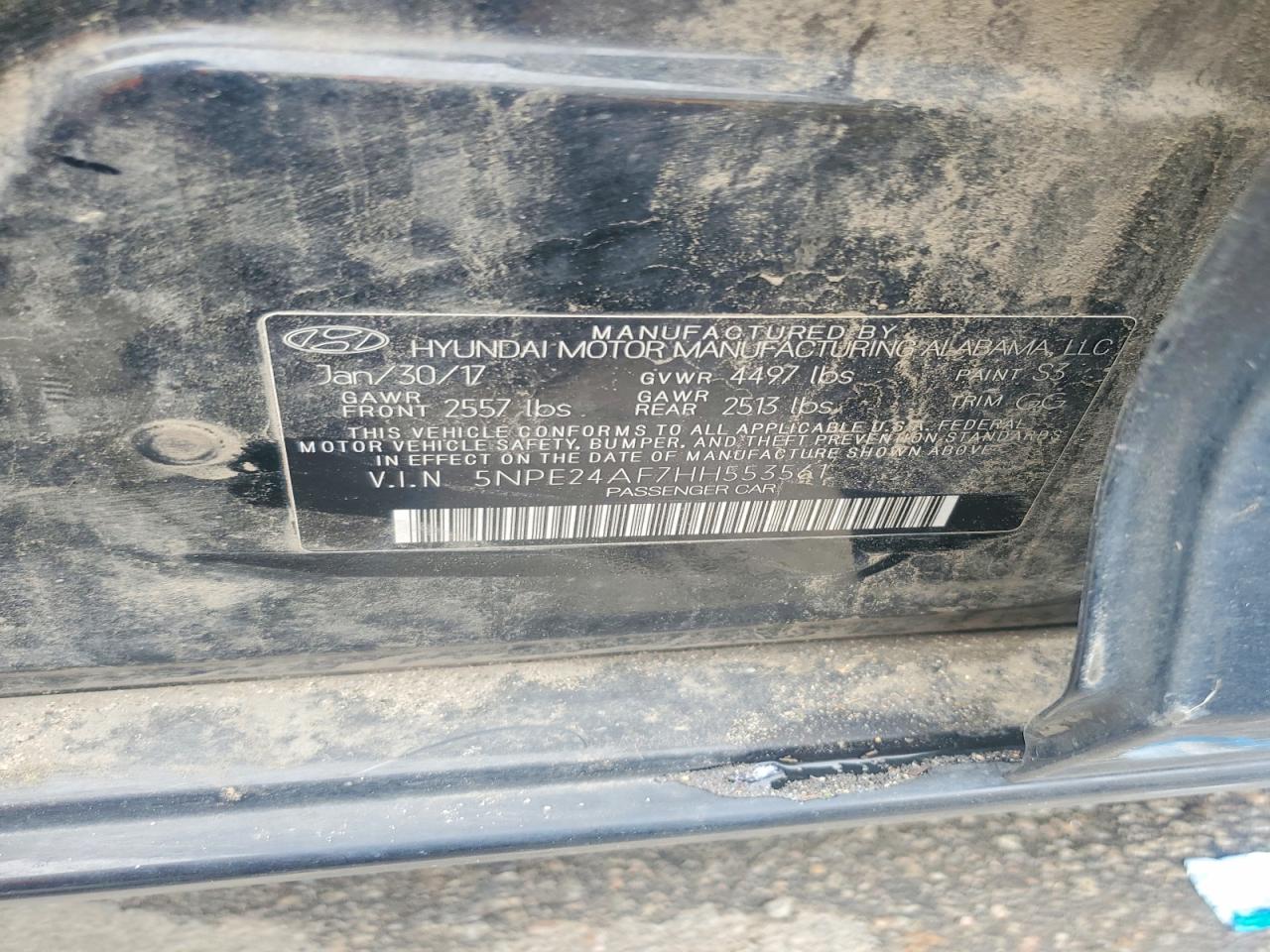 2017 HYUNDAI SONATA SE photo 12