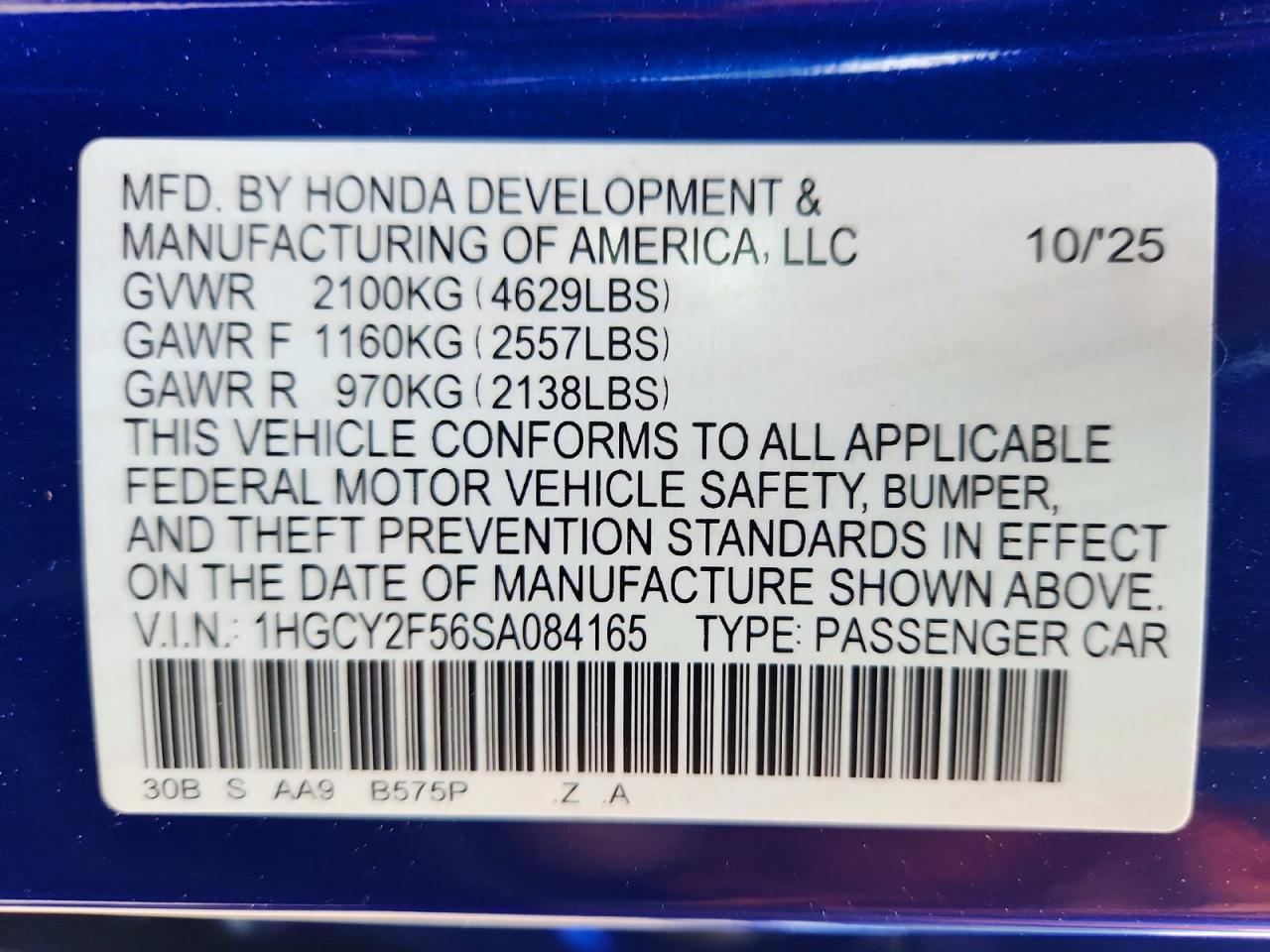 2025 HONDA ACCORD HYBRID SPORT photo 23