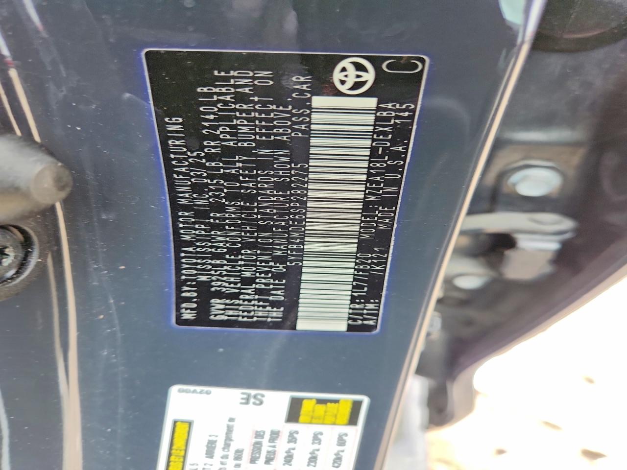 2025 TOYOTA COROLLA LE photo 34