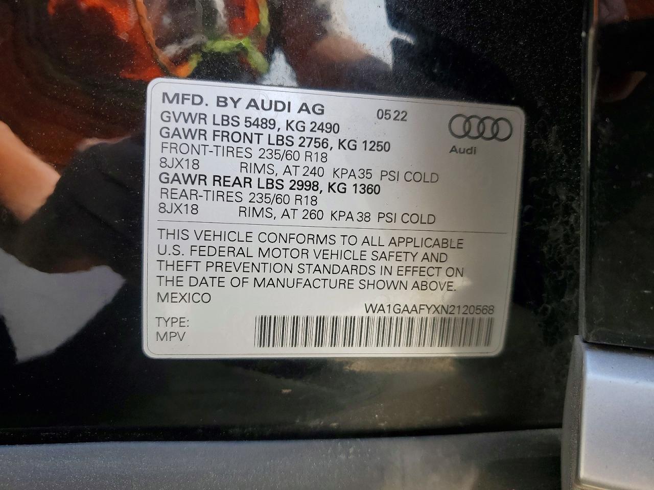 2022 AUDI Q5 PREMIUM 45 photo 27