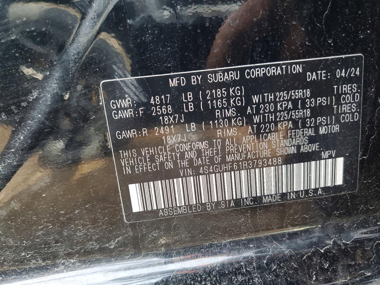 2024 SUBARU CROSSTREK SPORT photo 23