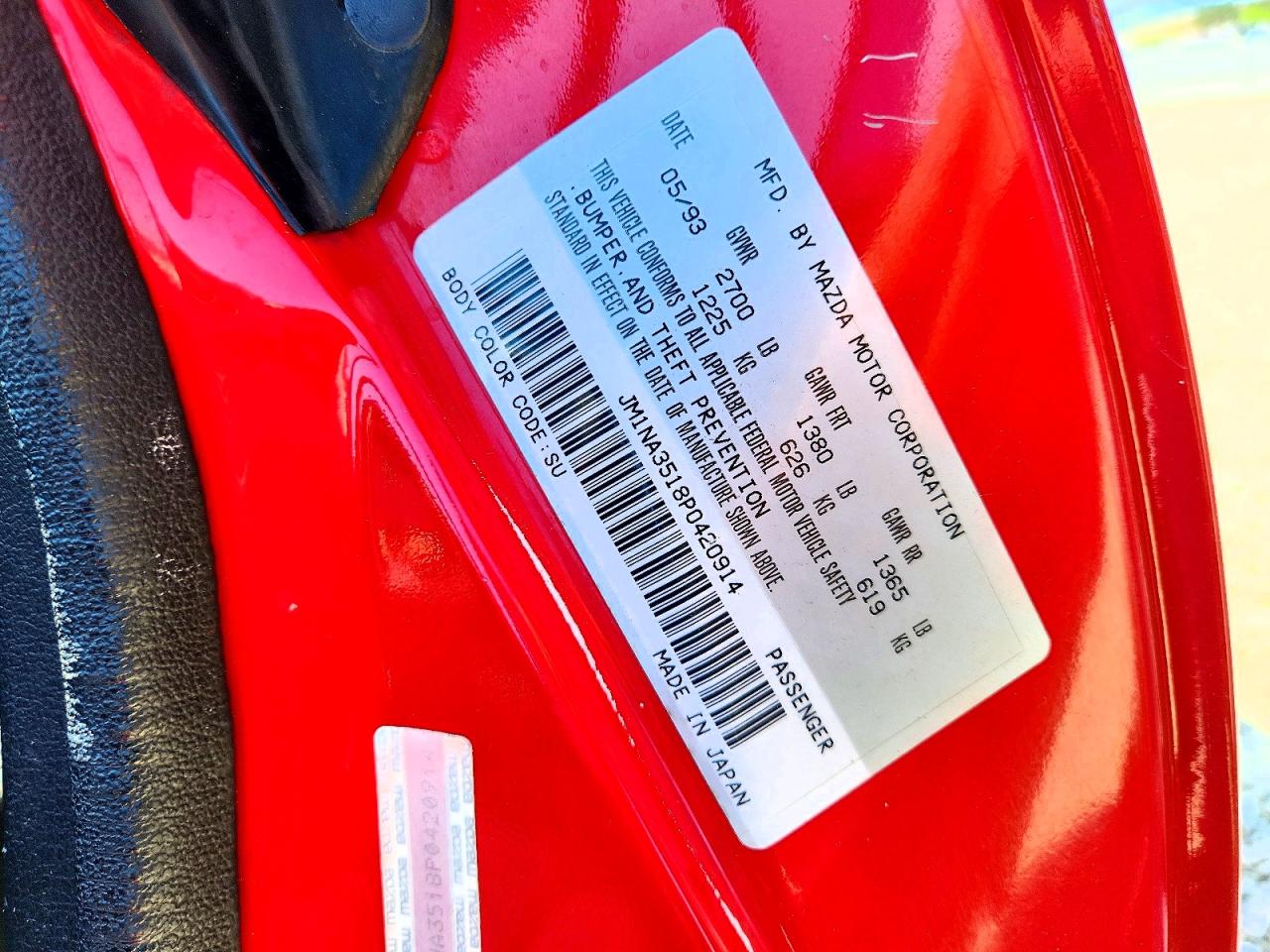 1993 MAZDA MX-5 MIATA photo 23
