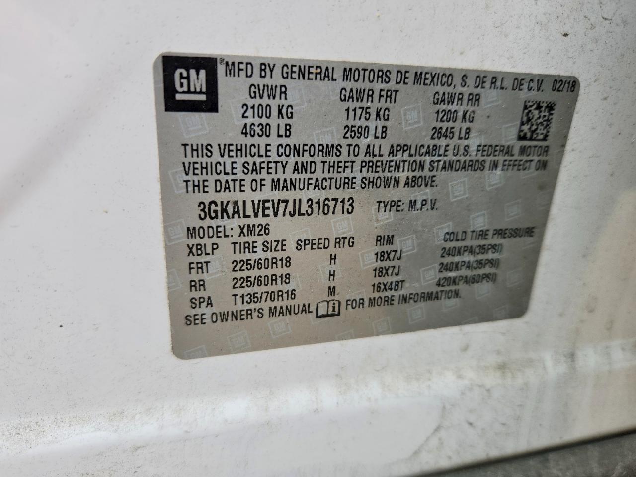 2018 GMC TERRAIN SLT photo 37