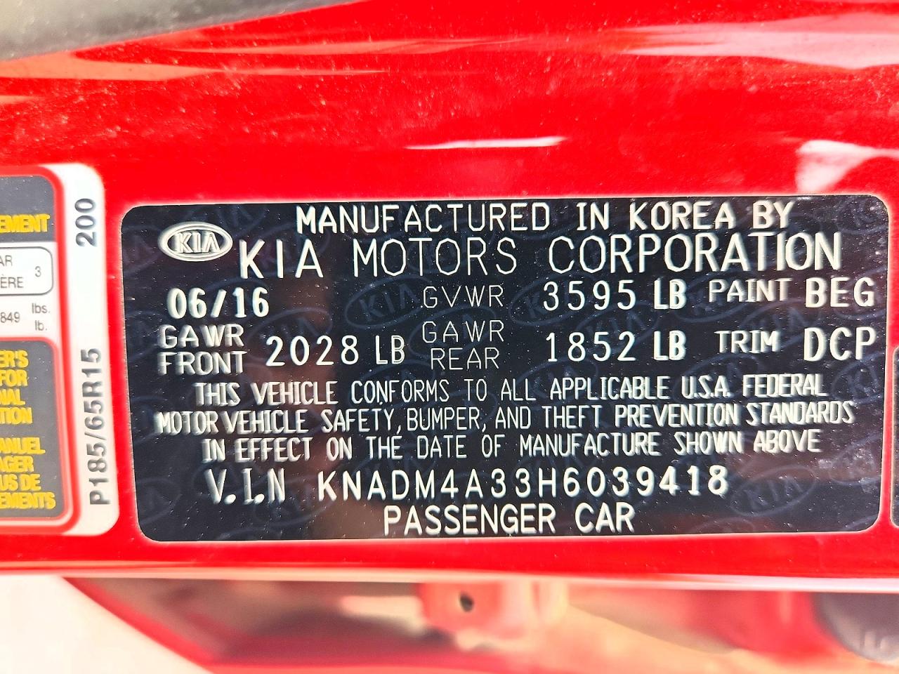 2017 KIA RIO LX photo 23