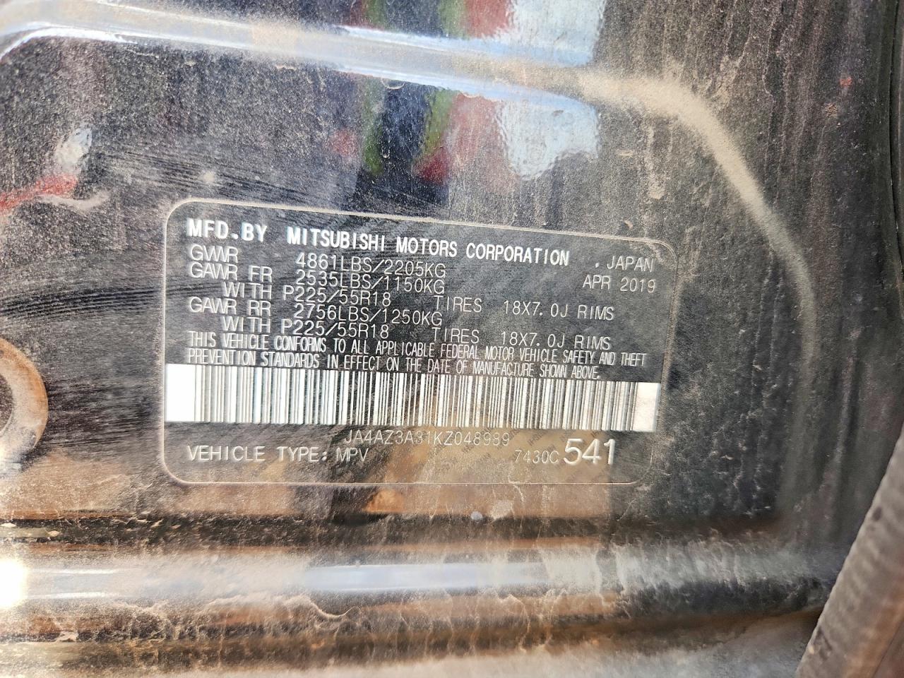 2019 MITSUBISHI OUTLANDER SE photo 37