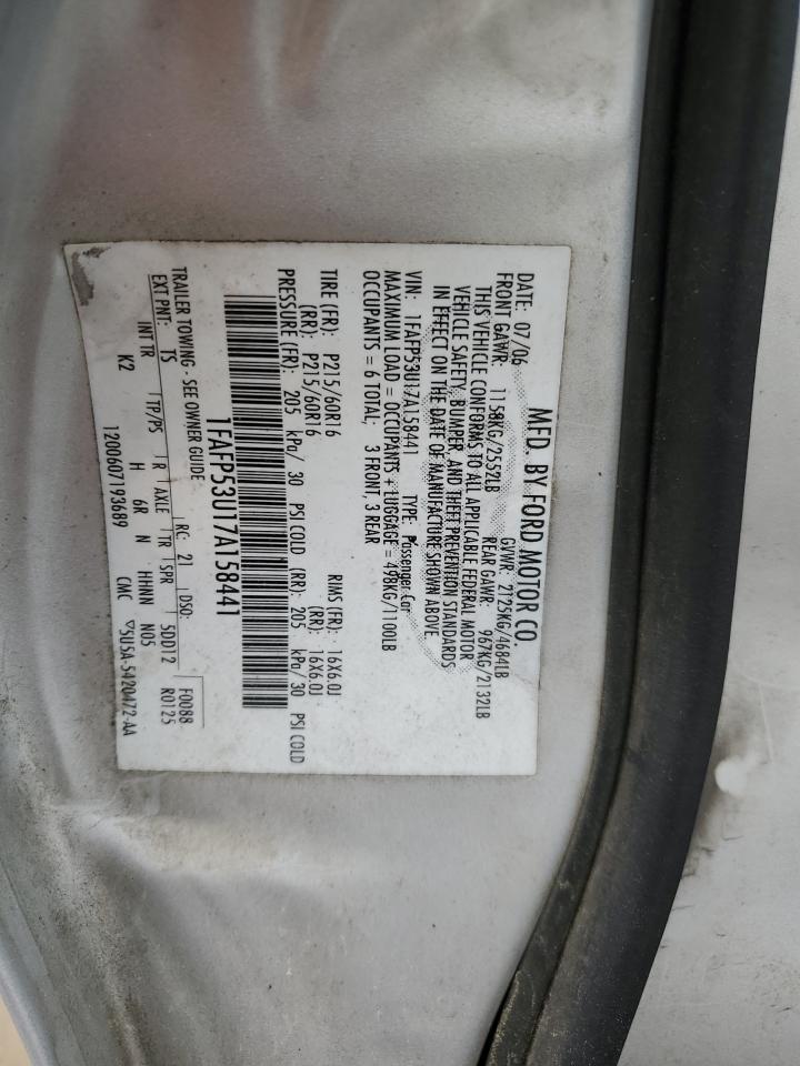 2007 FORD TAURUS SE photo 23