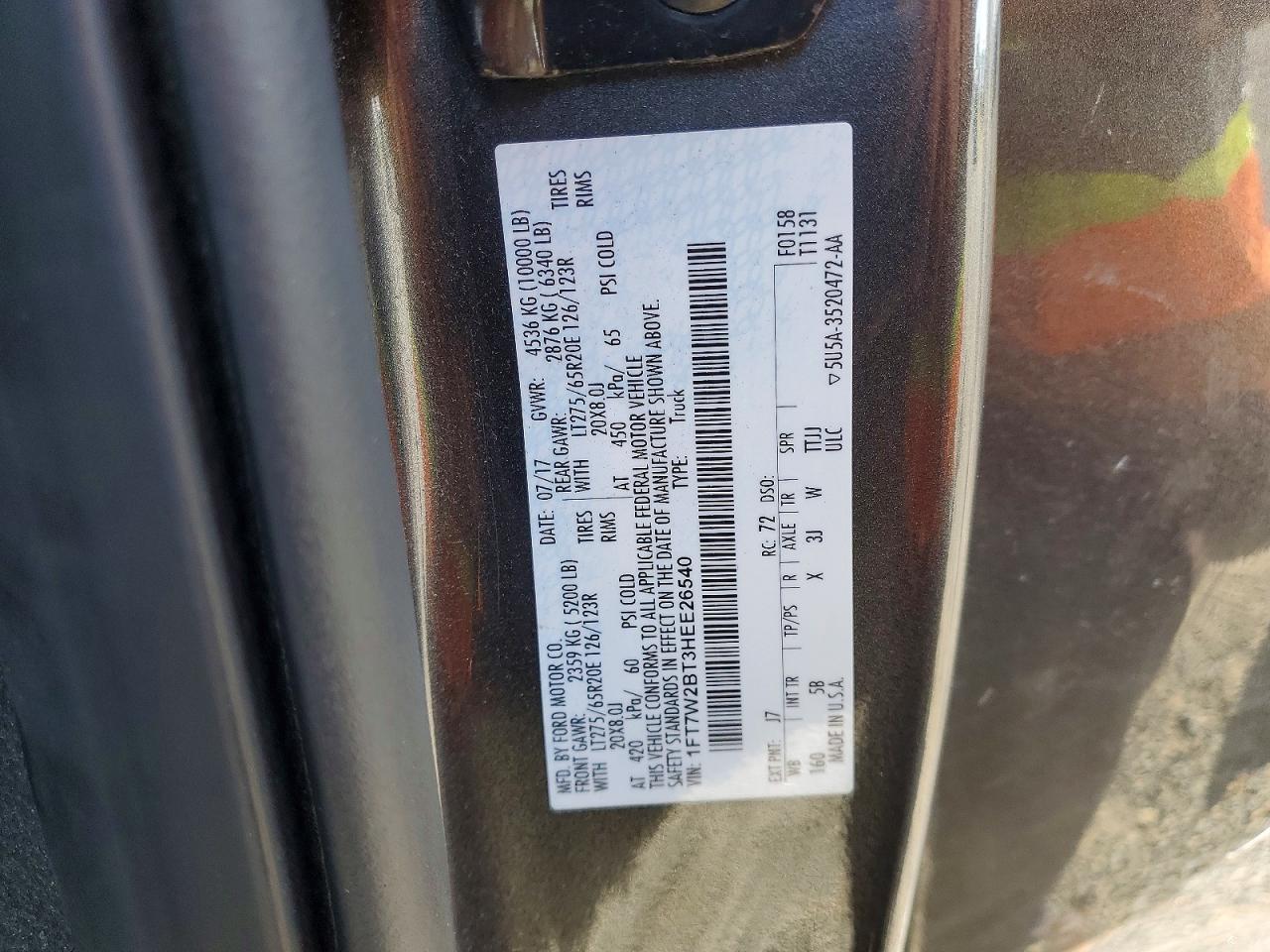 2017 FORD F250 SUPER DUTY photo 25