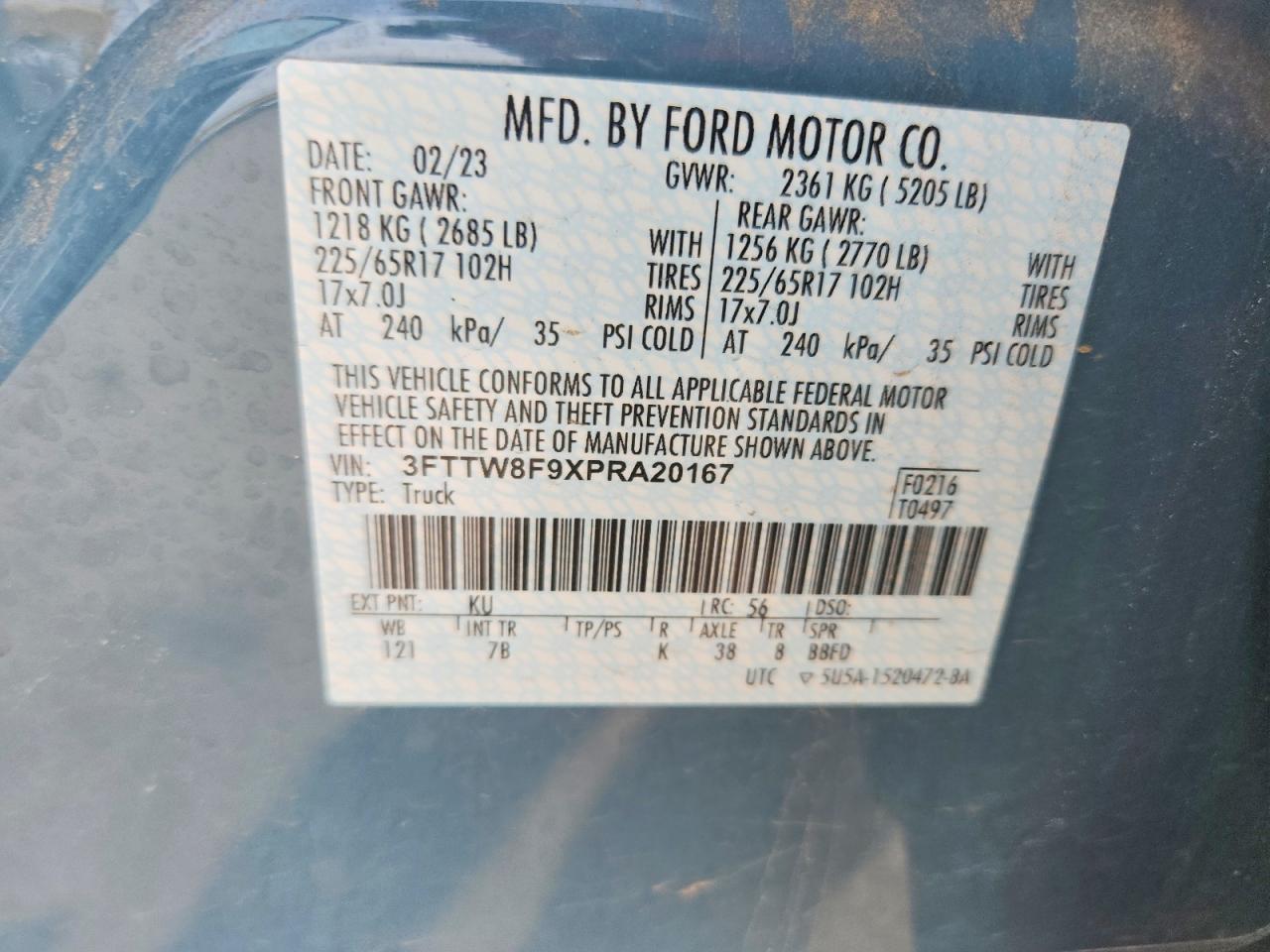 2023 FORD MAVERICK XL photo 13