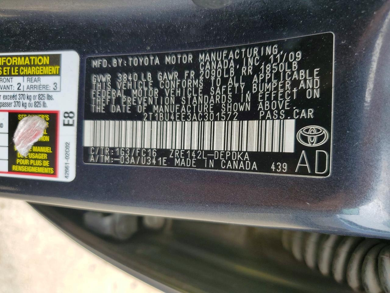 2010 TOYOTA COROLLA LE photo 25