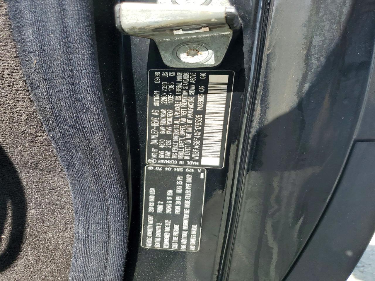1999 MERCEDES-BENZ SL 500 photo 23