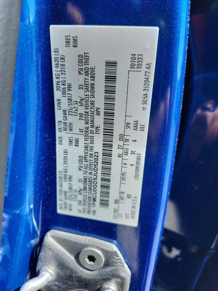 2018 FORD ESCAPE SE photo 25