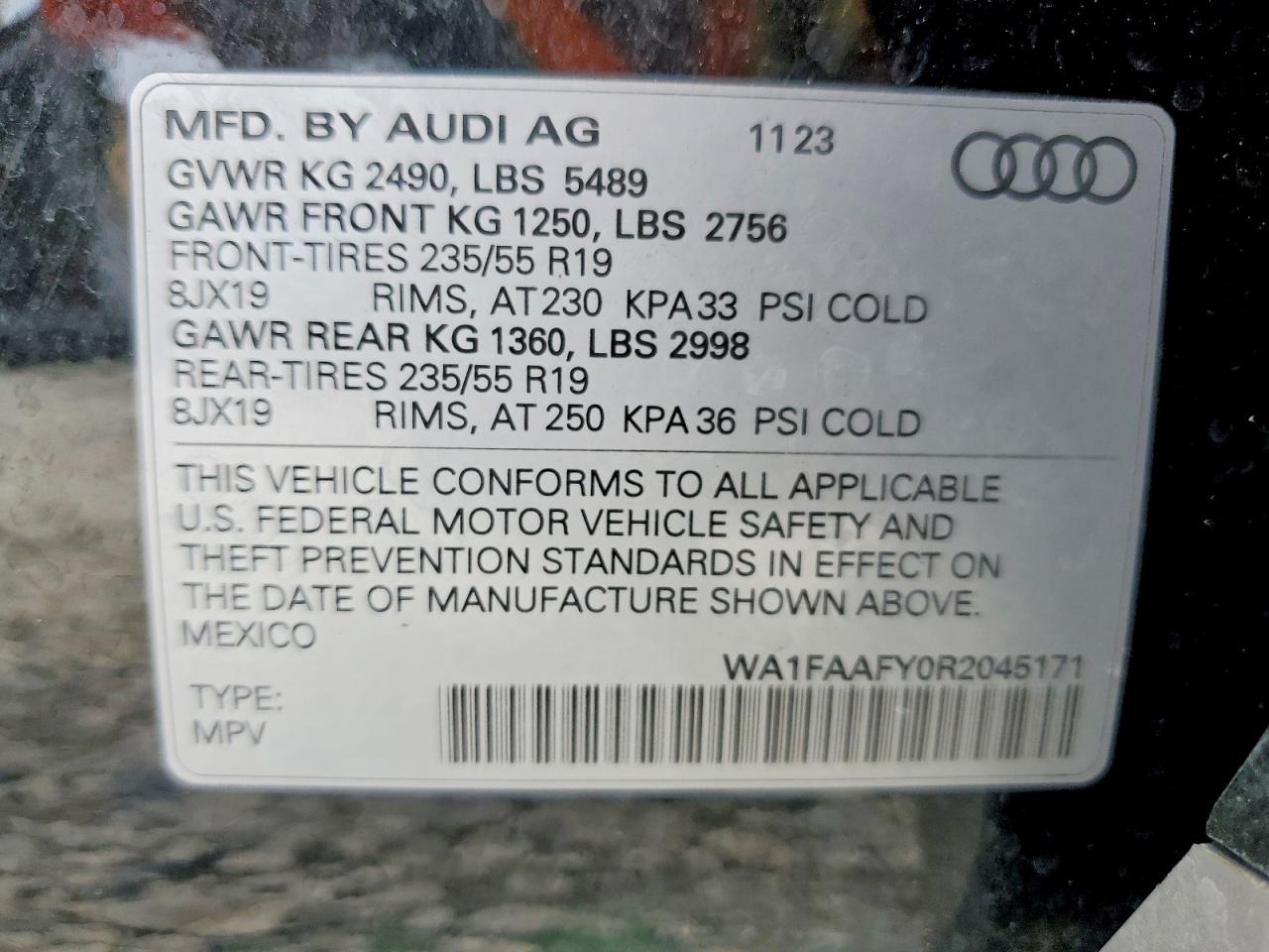 2024 AUDI Q5 PRESTIGE 45 photo 23
