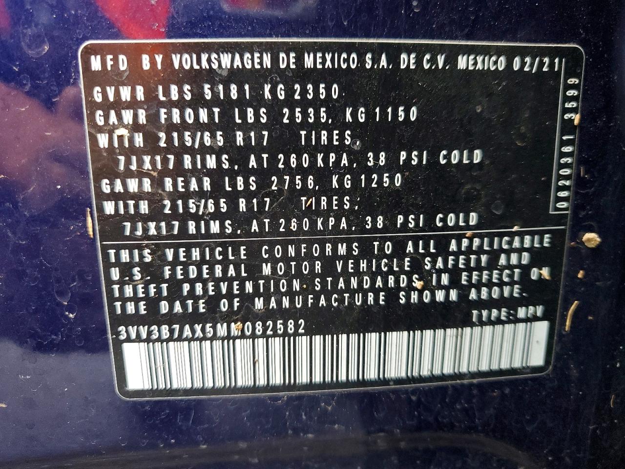 2021 VOLKSWAGEN TIGUAN SE photo 25