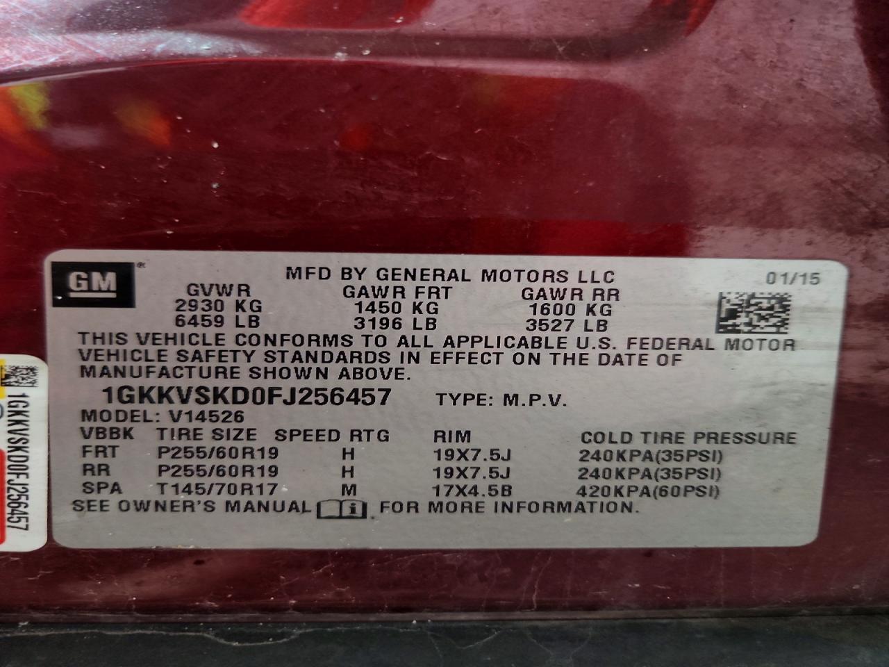 2015 GMC ACADIA SLT-2 photo 37